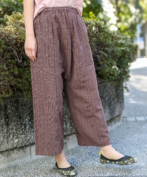 チチカカ(チチカカ)の「【ユニセックス】イージータイパンツ【WEB限定】(その他パンツ・レディース・ネイビー/グリーン/ピンク/ブラウン/ライトブラウン・FREE)」の2枚目の写真