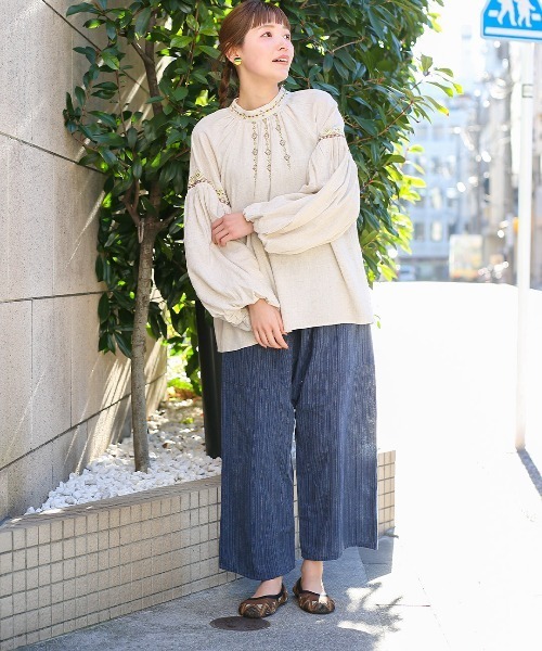 チチカカ(チチカカ)の「【ユニセックス】イージータイパンツ【WEB限定】(その他パンツ・レディース・ネイビー/グリーン/ピンク/ブラウン/ライトブラウン・FREE)」の9枚目の写真