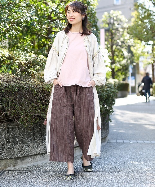 チチカカ(チチカカ)の「【ユニセックス】イージータイパンツ【WEB限定】(その他パンツ・レディース・ネイビー/グリーン/ピンク/ブラウン/ライトブラウン・FREE)」の6枚目の写真