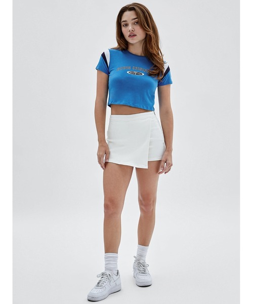 Guess（ゲス）の「GUESS Originals Baby Tee（Tシャツ/カットソー・レディース・ブルー/ホワイト・MEDIUM/SMALL/X-SMALL）」の6枚目の写真