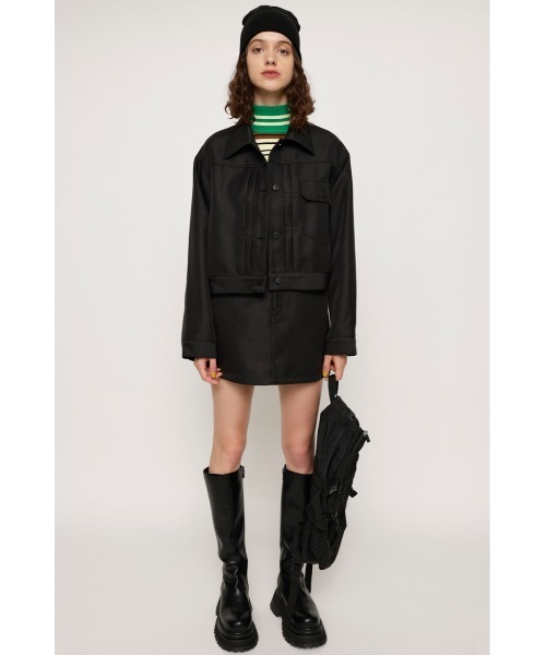 SLY（スライ）の「STA-PRE MINI SK-E スタプレ ミニスカート（スカート・レディース・ブラック・1/2/0）」の7枚目の写真