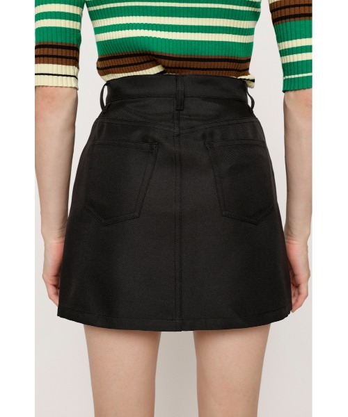 SLY（スライ）の「STA-PRE MINI SK-E スタプレ ミニスカート（スカート・レディース・ブラック・1/2/0）」の2枚目の写真