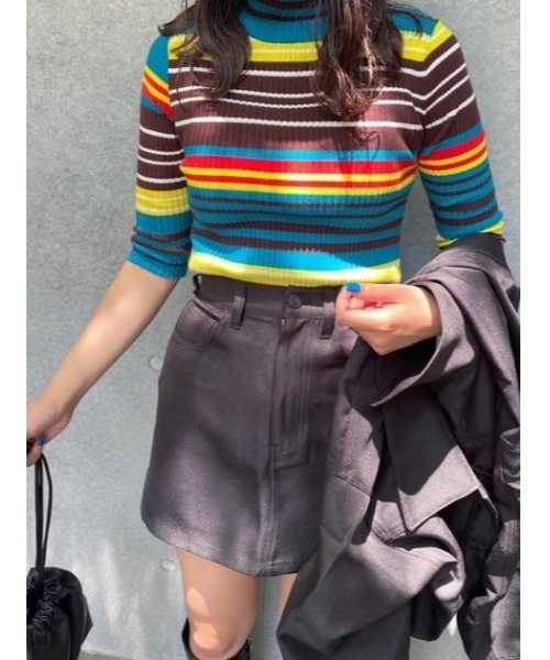 SLY（スライ）の「STA-PRE MINI SK-E スタプレ ミニスカート（スカート・レディース・ブラック・1/2/0）」の17枚目の写真