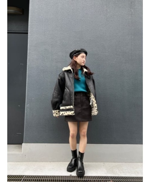 SLY（スライ）の「STA-PRE MINI SK-E スタプレ ミニスカート（スカート・レディース・ブラック・1/2/0）」の20枚目の写真