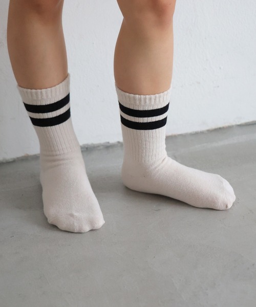 PUPPAPUPO（プッパプーポ）の「ライン クルー ソックス 5足組（ソックス/靴下・キッズ・その他・M/S/L/XS）」の8枚目の写真