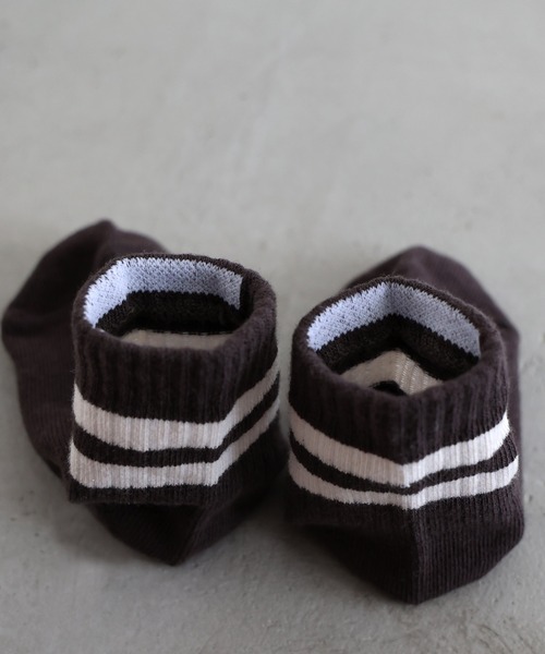 PUPPAPUPO（プッパプーポ）の「ライン クルー ソックス 5足組（ソックス/靴下・キッズ・その他・M/S/L/XS）」の2枚目の写真