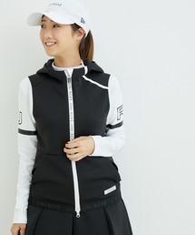 JUN&ROPE' | 【セットアップ対応】ダンボールニットロゴフーディベスト(ベスト)