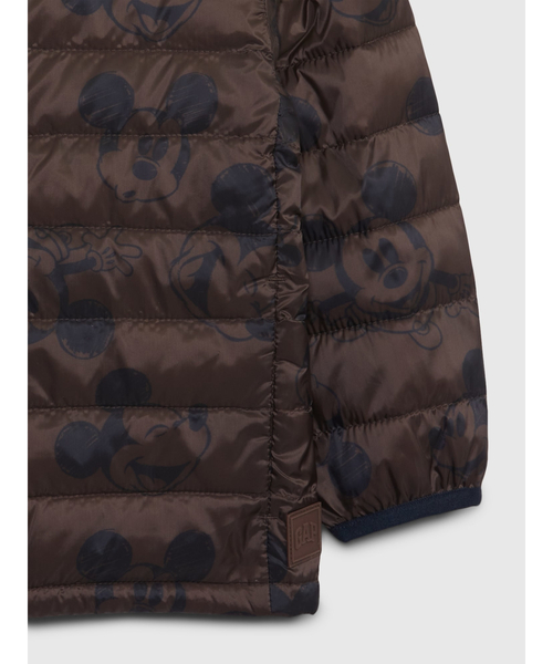 GAP（ギャップ）の「Babygap  ディズニー ミッキーマウス  軽量パファージャケット（ダウンジャケット/コート・キッズ・ブラウン・12-18M/2 YRS/18-24M/3 YRS/4 YRS/5 YRS）」の2枚目の写真