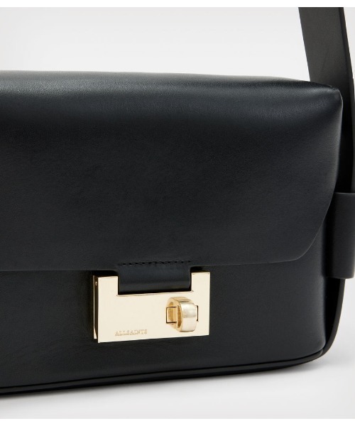 ALLSAINTS（オールセインツ）の「FRANKIE 3-IN-1 LEATHER CROSSBODY BAG | FRANKIE 3-IN-1 レザー クロスボディ バッグ（ショルダーバッグ・レディース・ブラック・ONE SIZE）」の11枚目の写真