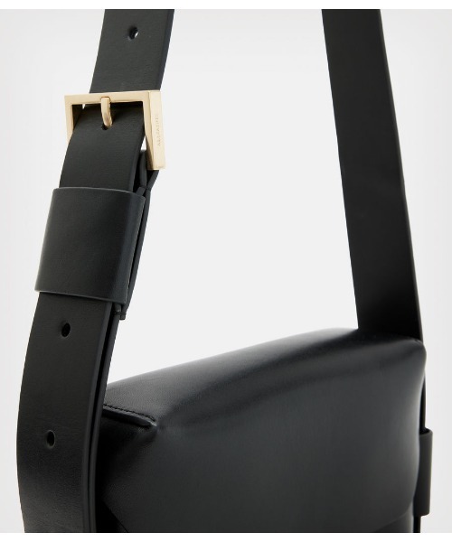 ALLSAINTS（オールセインツ）の「FRANKIE 3-IN-1 LEATHER CROSSBODY BAG | FRANKIE 3-IN-1 レザー クロスボディ バッグ（ショルダーバッグ・レディース・ブラック・ONE SIZE）」の12枚目の写真