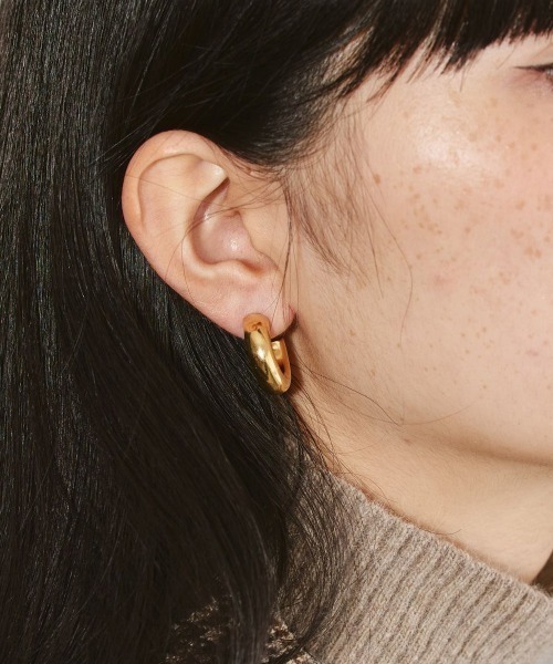 TODAYFUL(トゥデイフル)の「TODAYFUL Middle Hoop Pierce ミドルフープピアス/12290902(ピアス(両耳用)・レディース・ゴールド/シルバー・ONE SIZE)」の8枚目の写真