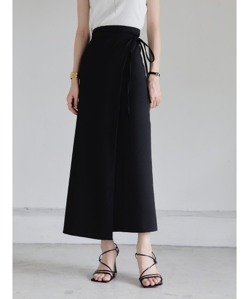 amel（エイメル）の「ribbon wrap tight skirt（スカート・レディース・ブラック・FREE）」の7枚目の写真