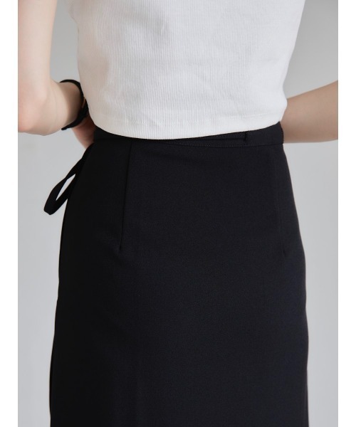 amel（エイメル）の「ribbon wrap tight skirt（スカート・レディース・ブラック・FREE）」の14枚目の写真
