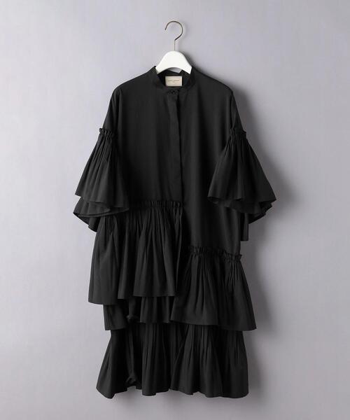 【未使用品】UNITED ARROWS イレギュラーフリルワンピース UNITED ARROWS（ユナイテッドアローズ）の「イレギュラーフリル