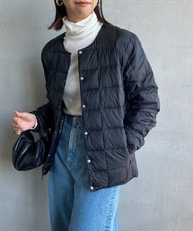 【WEB限定】[TAION/タイオン] クルーネック インナーダウンジャケット