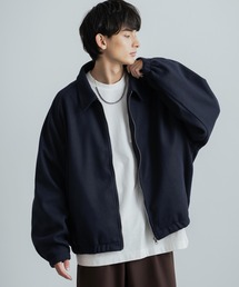 Rocky Monroe | オーバーサイズ ウールテックメルトンドルマンスリーブジャケット ショート丈ブルゾン(ブルゾン)