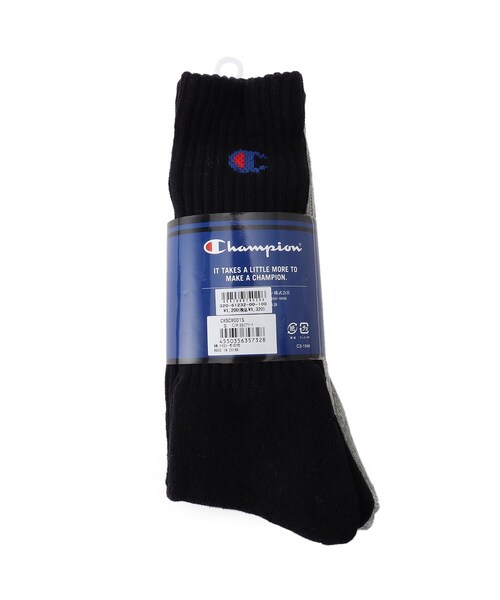 Champion(チャンピオン)の「【Champion/チャンピオン】 フルレングス3足セット(ソックス/靴下・キッズ・ホワイト系その他7・00)」の3枚目の写真
