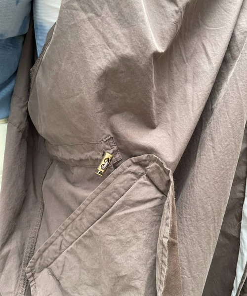 CIAOPANIC（チャオパニック）の「【CPC SCAMP】ギャザーボリュームフィールドコート（ステンカラーコート・レディース・チャコールグレー/ブルー/ピンク・FREE）」の8枚目の写真