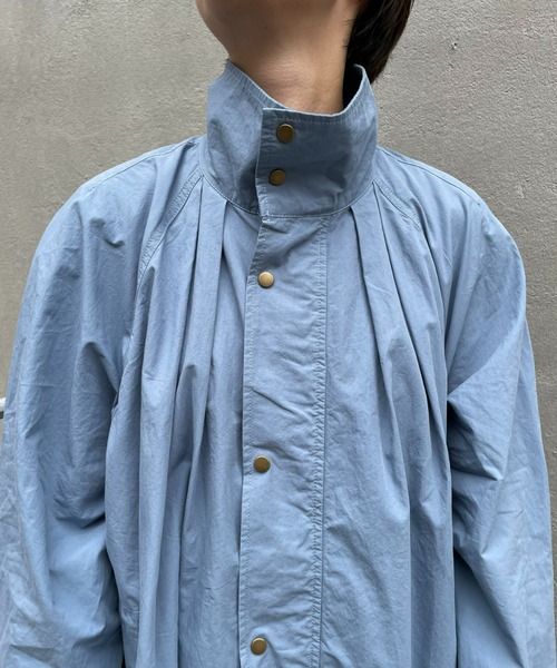 CIAOPANIC（チャオパニック）の「【CPC SCAMP】ギャザーボリュームフィールドコート（ステンカラーコート・レディース・チャコールグレー/ブルー/ピンク・FREE）」の20枚目の写真