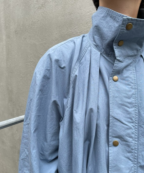 CIAOPANIC（チャオパニック）の「【CPC SCAMP】ギャザーボリュームフィールドコート（ステンカラーコート・レディース・チャコールグレー/ブルー/ピンク・FREE）」の21枚目の写真