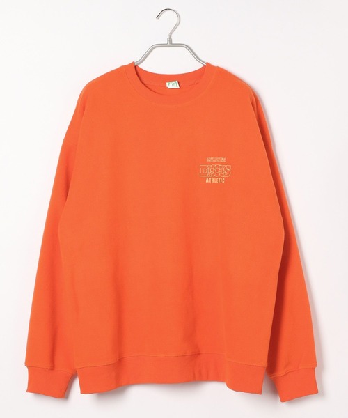 PBLIM（ページボーイリム）の「PAGEBOYLIM/ディスカスコラボスウェット（スウェット・レディース・ブルー/クリーム/オレンジ・FREE）」の4枚目の写真