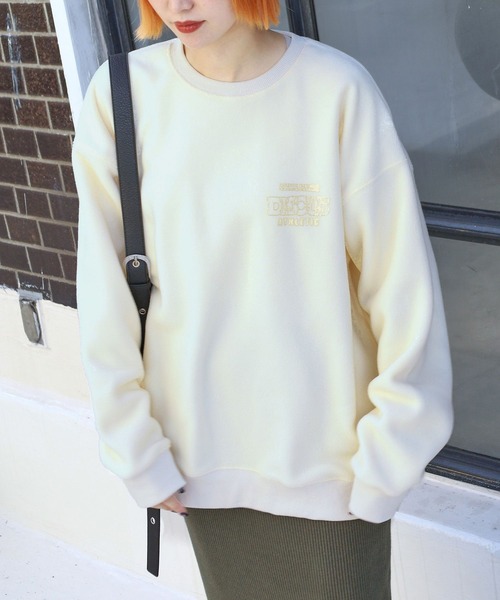 PBLIM（ページボーイリム）の「PAGEBOYLIM/ディスカスコラボスウェット（スウェット・レディース・ブルー/クリーム/オレンジ・FREE）」の22枚目の写真