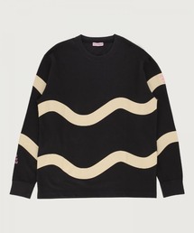 grapevine by k3 | LS T-SHIRT WAVE BLACK SAND(Tシャツ/カットソー)