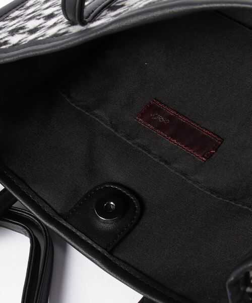 SPRUCE(スプルース)の「EM : SPRUCE ジャガード 2WAY トートバッグ 軽量(トートバッグ・レディース・ダークグリーン/ブラック/レオパード・FREE)」の13枚目の写真