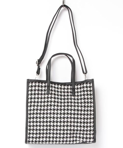 SPRUCE(スプルース)の「EM : SPRUCE ジャガード 2WAY トートバッグ 軽量(トートバッグ・レディース・ダークグリーン/ブラック/レオパード・FREE)」の12枚目の写真