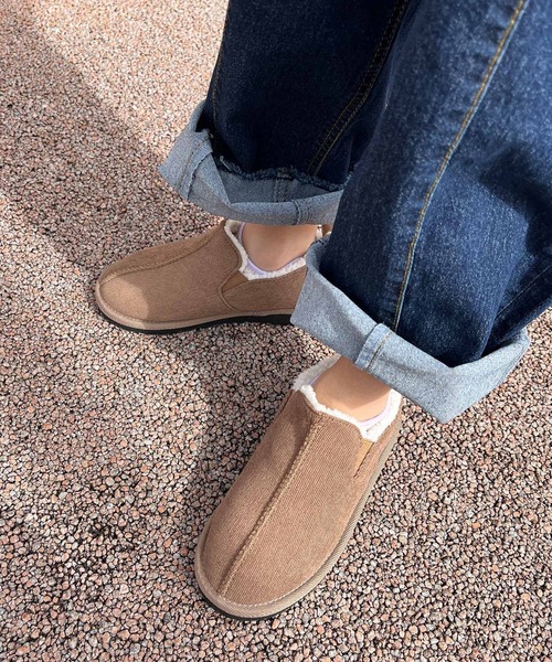 AmiAmi（アミアミ）の「キッズショートボアブーツ（ブーツ・キッズ・ブラック/グレー/キャメル・15cm/16cm/17cm/18cm/19cm/20cm/21cm/22cm）」の12枚目の写真