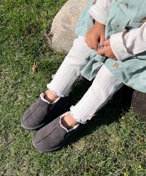 AmiAmi（アミアミ）の「キッズショートボアブーツ（ブーツ・キッズ・ブラック/グレー/キャメル・15cm/16cm/17cm/18cm/19cm/20cm/21cm/22cm）」の13枚目の写真