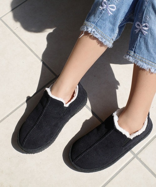 AmiAmi（アミアミ）の「キッズショートボアブーツ（ブーツ・キッズ・ブラック/グレー/キャメル・15cm/16cm/17cm/18cm/19cm/20cm/21cm/22cm）」の11枚目の写真