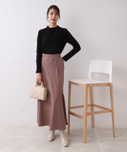 DRESKIP（ドレスキップ）の「◆【吸湿発熱】シャ－リング衿レースプルオーバー（Tシャツ/カットソー・レディース・ナチュラル/ブラック/オフホワイト・03/02/04）」の20枚目の写真