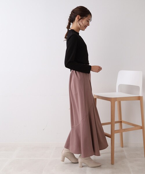 DRESKIP（ドレスキップ）の「◆【吸湿発熱】シャ－リング衿レースプルオーバー（Tシャツ/カットソー・レディース・ナチュラル/ブラック/オフホワイト・03/02/04）」の21枚目の写真