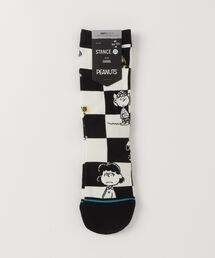 STANCE（スタンス）の「【STANCE/スタンス】CHECKED KIDS　PEANUTS　（ピーナッツ）コラボレーションモデルソックス（ソックス/靴下・キッズ）」