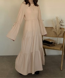 apres jour clair | 【apres jour clair】カットジャガードティアードワンピース【ZOZOTOWN限定アイテム】(ワンピース)