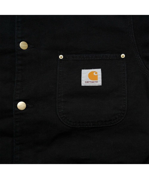 Carhartt WIP（カーハートダブリューアイピー）の「CARHARTT WIP OG CHORE COAT（カバーオール・メンズ・ブラウン系/ブラック系・S/M）」の5枚目の写真