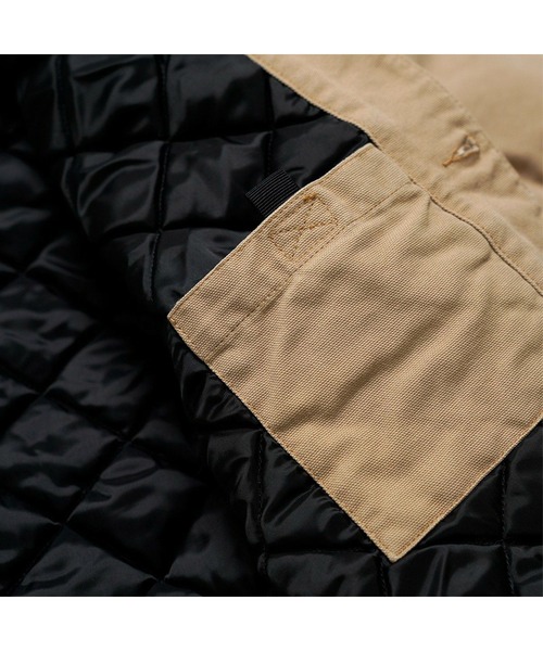 Carhartt WIP（カーハートダブリューアイピー）の「CARHARTT WIP OG CHORE COAT（カバーオール・メンズ・ブラウン系/ブラック系・S/M）」の12枚目の写真