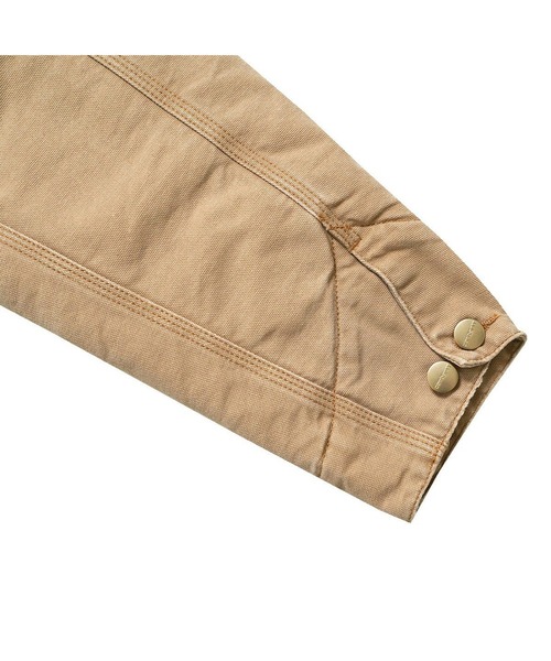 Carhartt WIP（カーハートダブリューアイピー）の「CARHARTT WIP OG CHORE COAT（カバーオール・メンズ・ブラウン系/ブラック系・S/M）」の13枚目の写真