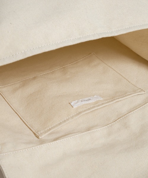 MUHET（ミュエータ）の「BIGキャンバスショルダーバッグ（ショルダーバッグ・レディース・アイボリー・FREE）」の16枚目の写真