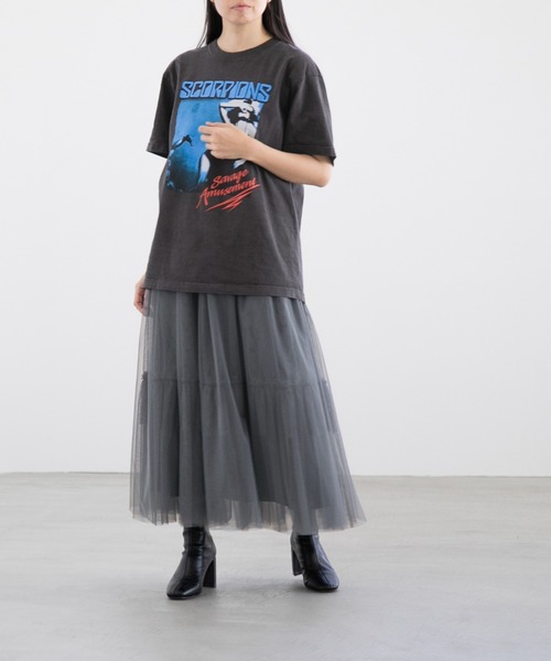 yuw（ユウ）の「２ＷＡＹチュールスカート　185183（スカート・レディース・ブラック/チャコールグレー・FREE）」の20枚目の写真
