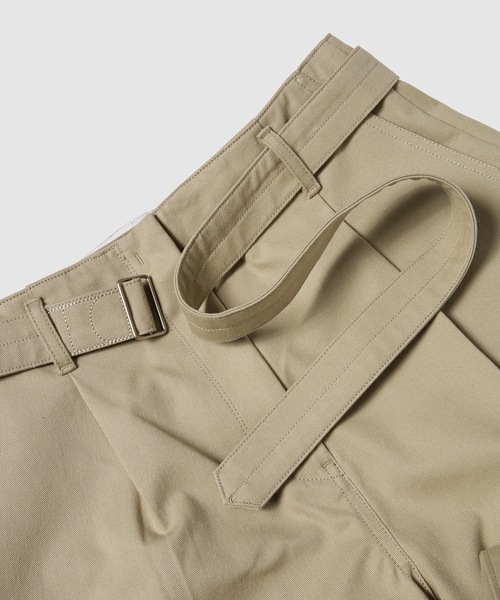 LOW CLASSIC（ロウ クラシック）の「BELTED STITCH PANTS