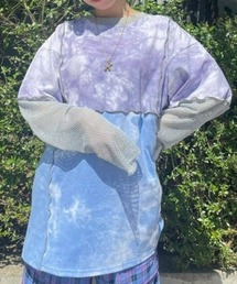 Candy Stripper | LAZY TIE DYE トップス(Tシャツ/カットソー)