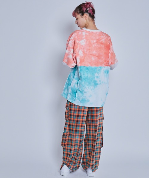 Candy Stripper（キャンディストリッパー）の「LAZY TIE DYE トップス（Tシャツ/カットソー・レディース・ブラック/パープル/ピンク・2）」の20枚目の写真