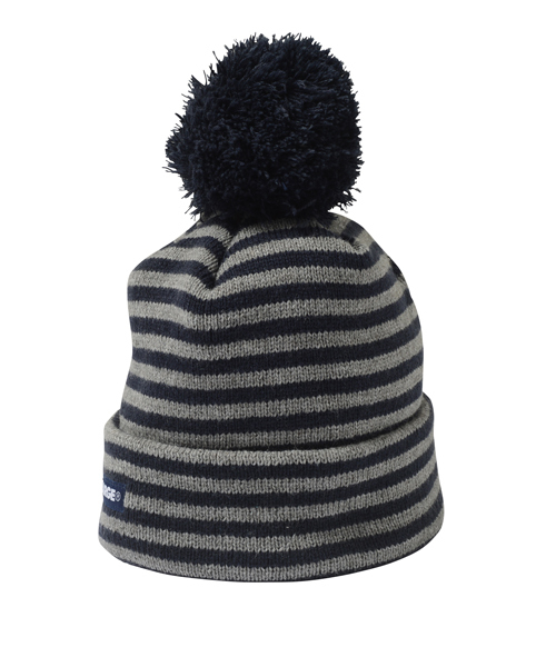 XLARGE(エクストララージ)の「BORDER POM BEANIE(ニットキャップ/ビーニー・メンズ・ブラック/ネイビー・ONE SIZE)」の7枚目の写真