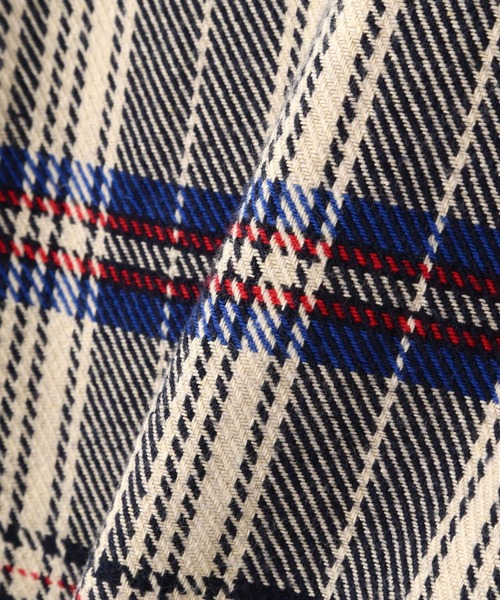 AVIREX（アヴィレックス）の「【直営店限定】FRONT POCKET CHECK SHIRT / フロント ポケット チェックシャツ / AVIREX /アヴィレックス（シャツ/ブラウス・レディース・ブラック/ホワイト系2・L/M）」の13枚目の写真