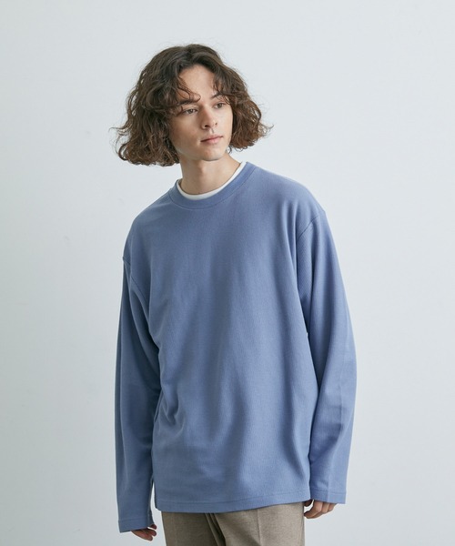 JUNRED（ジュンレッド）の「ニットライクアンサンブルプルオーバー（アンサンブル・メンズ・ブルー/ベージュ/ミント・M/L/LL）」の22枚目の写真