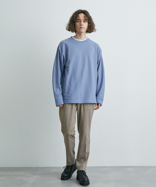 JUNRED（ジュンレッド）の「ニットライクアンサンブルプルオーバー（アンサンブル・メンズ・ブルー/ベージュ/ミント・M/L/LL）」の9枚目の写真