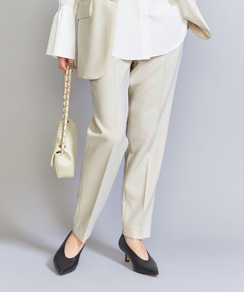 BEAUTY&YOUTH UNITED ARROWS（ビューティーアンドユースユナイテッドアローズ）の「ダブルクロス テーパード パンツ（スラックス・レディース・ネイビー/ナチュラル・S/M/L）」の8枚目の写真