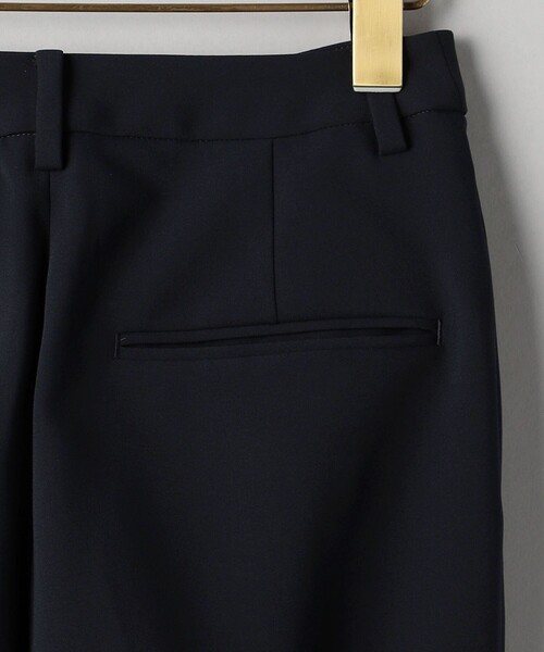 【H BEAUTY&YOUTH　エイチ】ダブルクロステーパードパンツ　ブラックS H BEAUTY&YOUTH UNITED ARROWS パンツ 「H」ダブルクロス